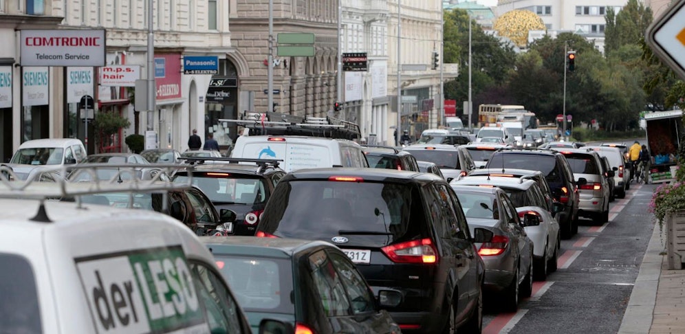 Autofahrer sollten in Wien mit Staus und Verkehrsbehinderungen rechnen (Symbolbild)