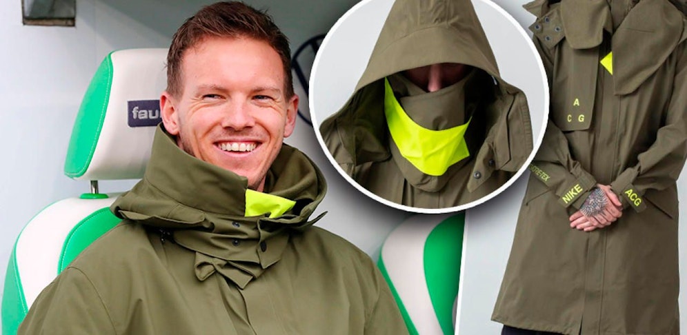 Julian Nagelsmann mit dem Nike ACG Mantel