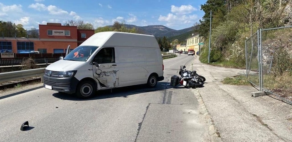 Ein Bild von der Unfallstelle