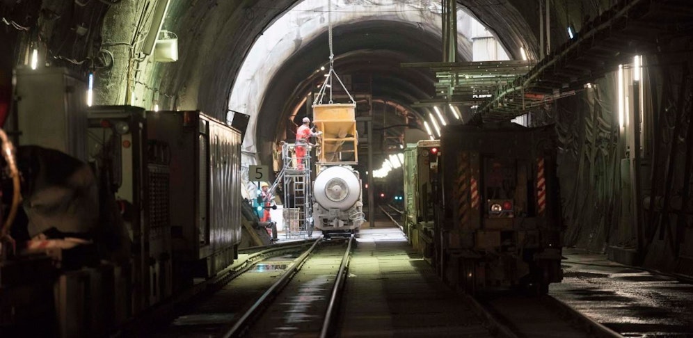 Die Arbeiter konnten unverletzt ins Freie gelangen.