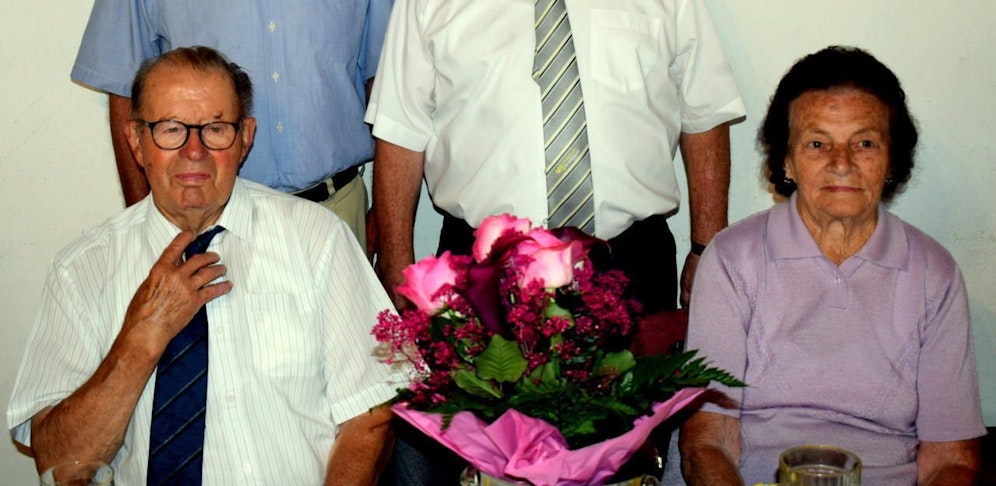 Stefanie und Johann Tesar erhielten zahlreiche Glückwünsche.