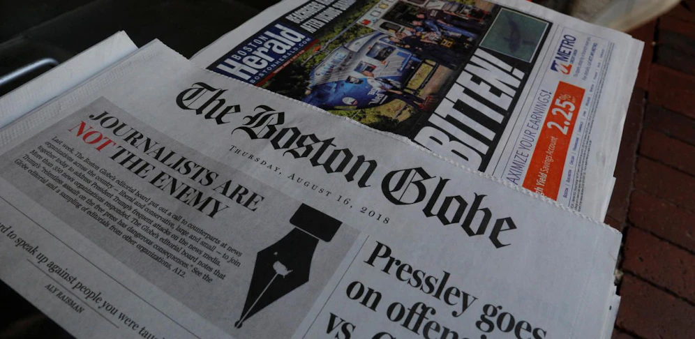 Bei der Tageszeitung "The Boston Globe" sind Medienberichten zufolge gleich mehrere Bombendrohungen eingegangen. Dies nachdem sie Trumps Fake-News-Kampagne kritisiert hatte.