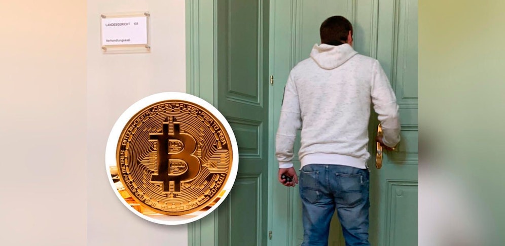 Der Angeklagte bei Gericht in St. Pölten.