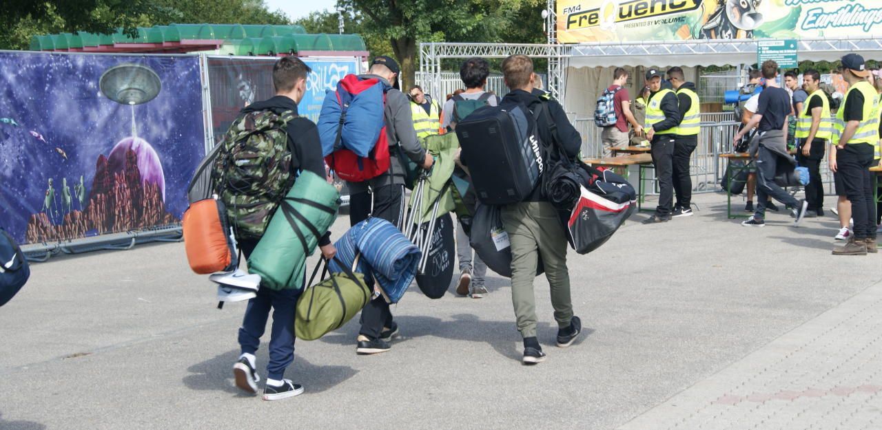 Auftakt zum Frequency Festival 2017.