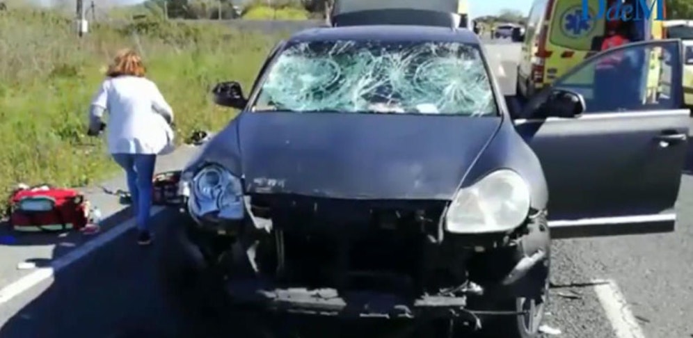 Mit diesem Porsche Cayenne raste die 30-Jährige in die Radfahrer-Gruppe. Ein Sportler ist tot