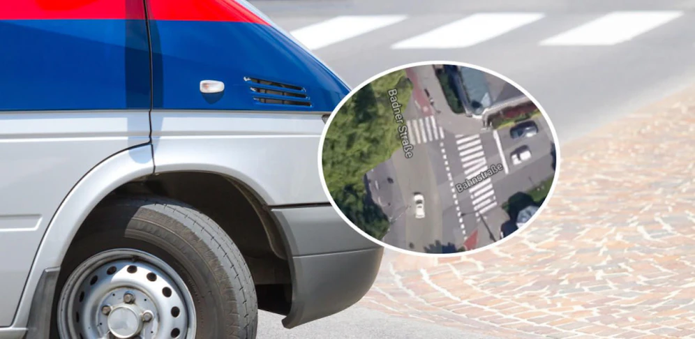 Am Zebrastreifen passierte der Unfall.