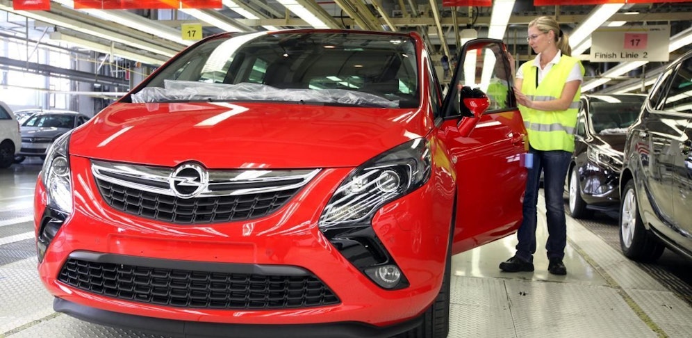 Der Opel Zafira scheint betroffen zu sein.