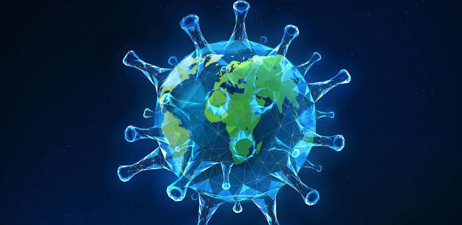 Die Welt und das Coronavirus (Symbolbild).