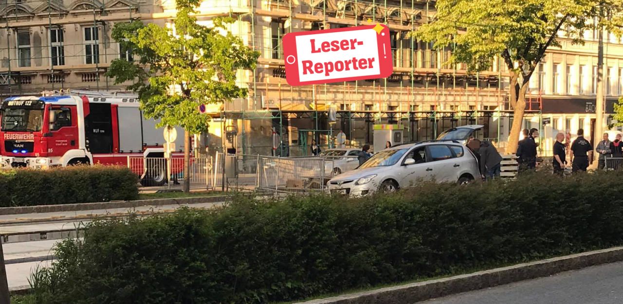 Heute.at - Nächstes Auto tappte in die Bimgleis-Falle