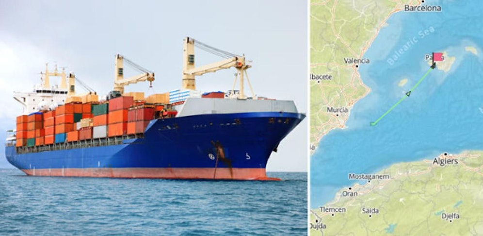 Die "Southwester" ist auf dem Weg nach Mallorca.