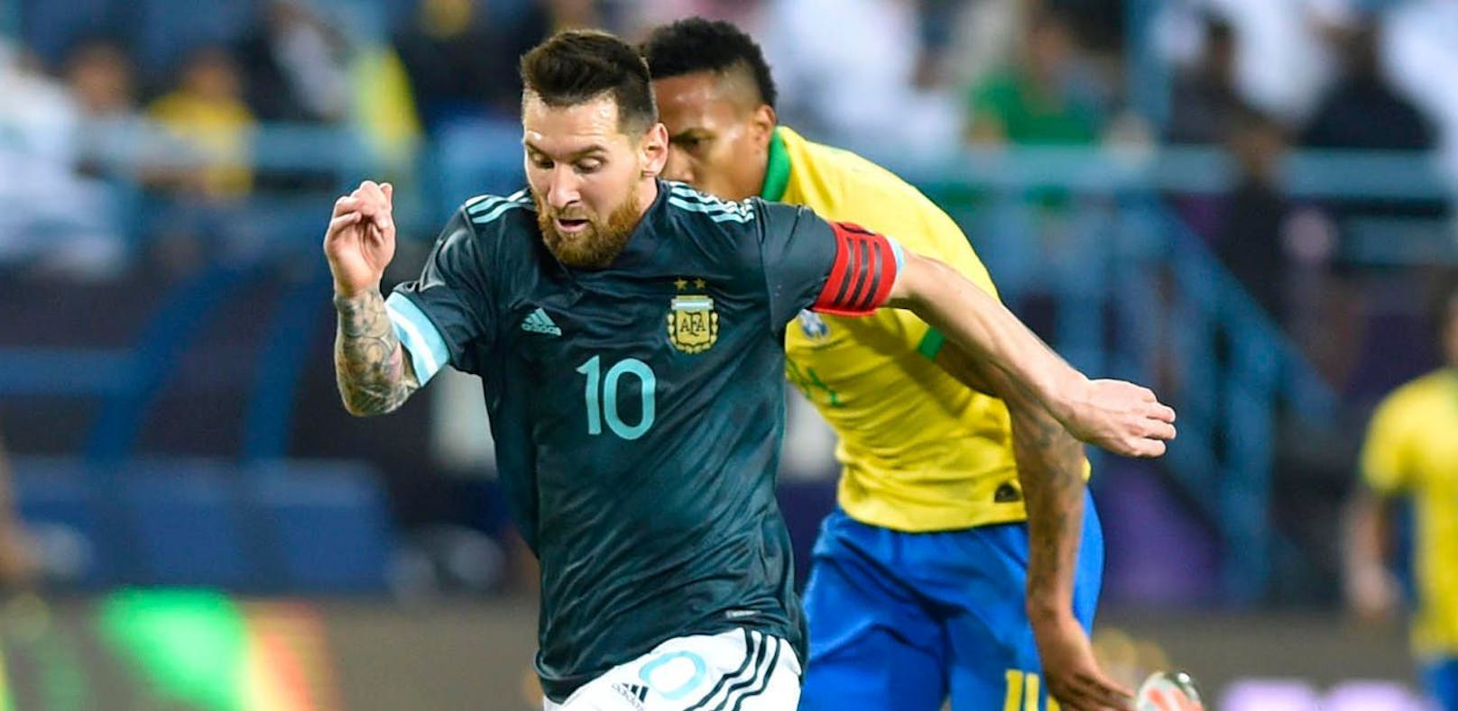 Lionel Messi trifft beim 1:0 gegen Brasilien