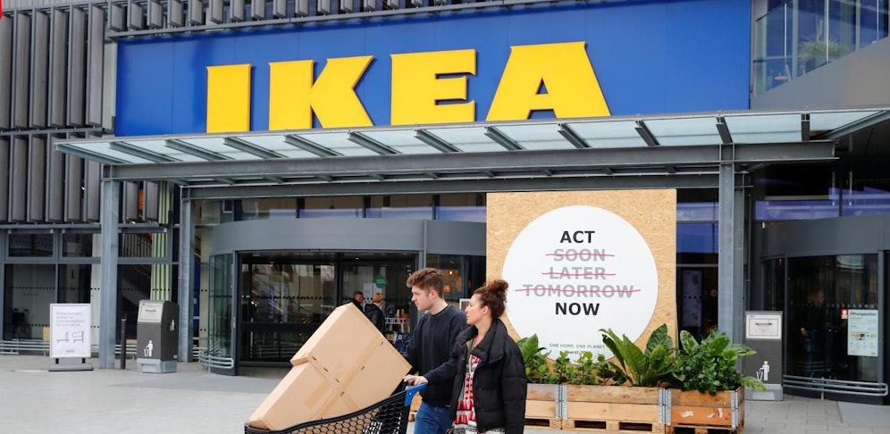 Eine Spaßaktion bei Ikea artete aus, dann kam die Polizei. (Symbolfoto)