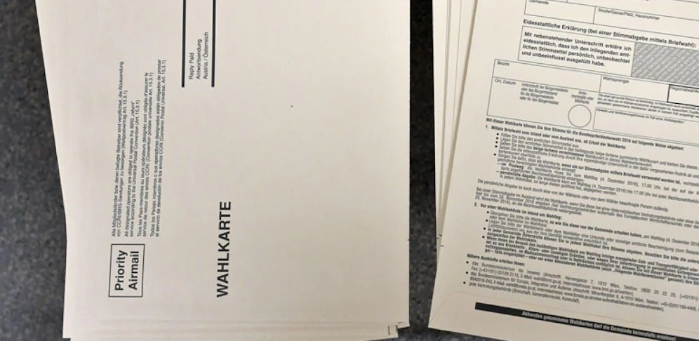 Letzte Chance, um eine Wahlkarte zu beantragen.
