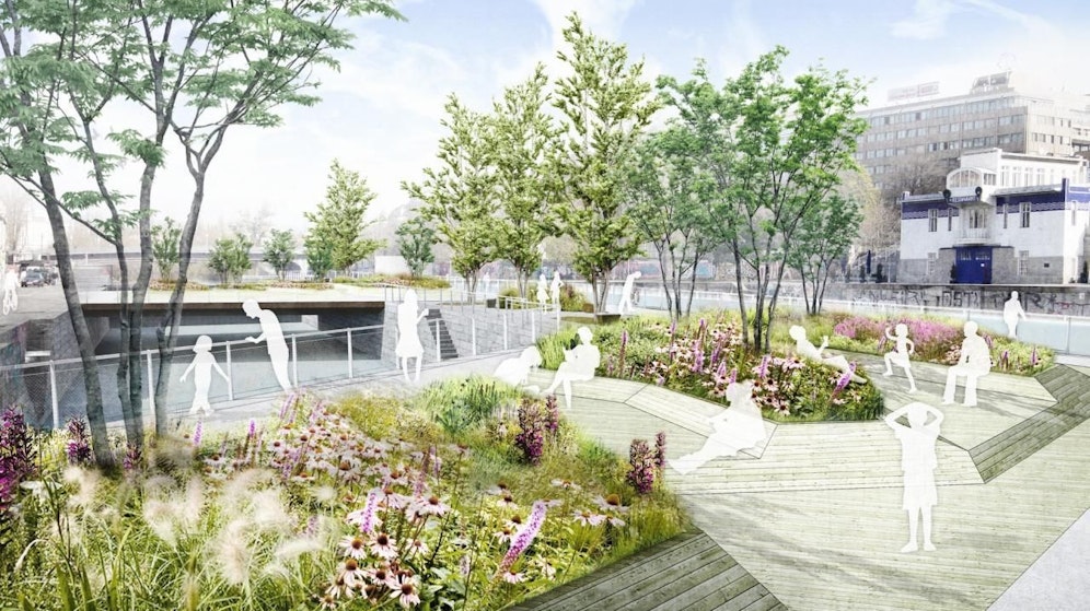 So sollen die schwimmenden Gärten aussehen