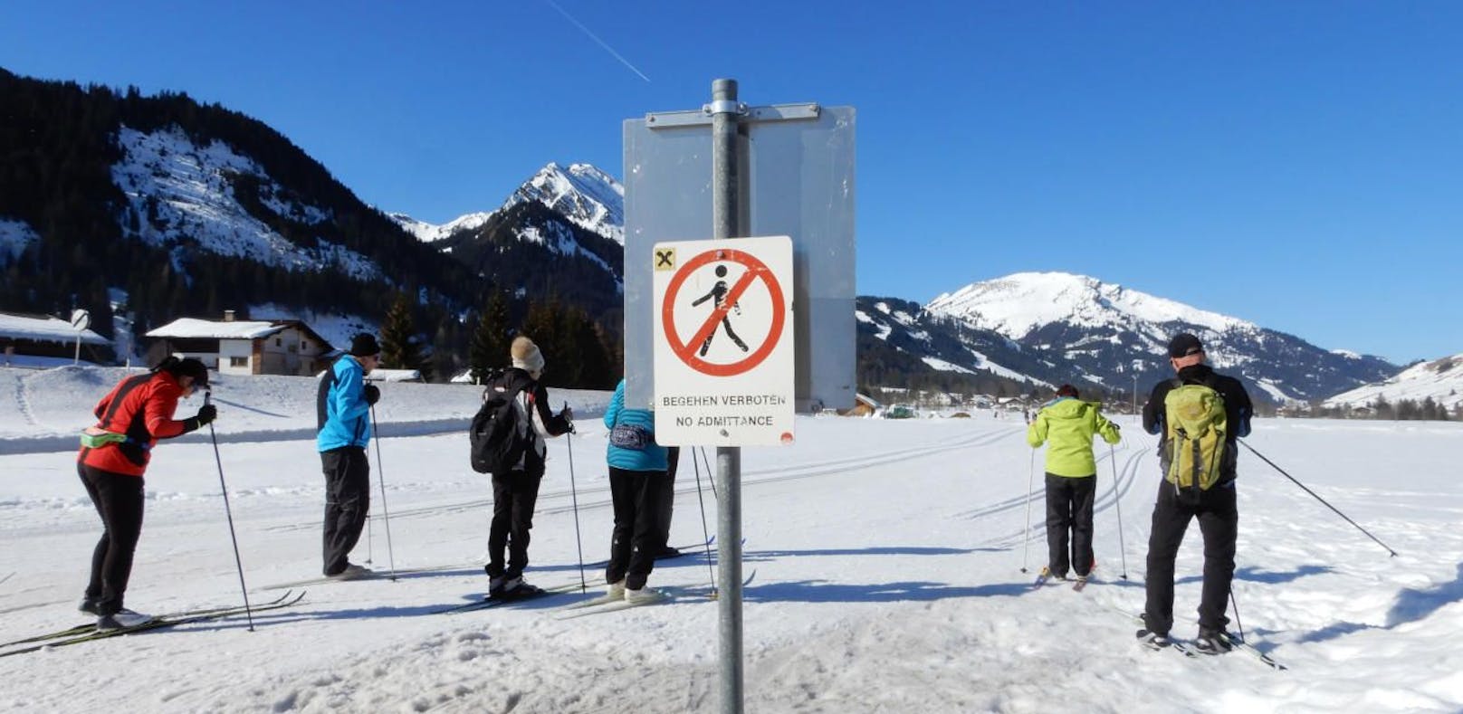 Fußgänger schlug Wintersportler Zähne aus