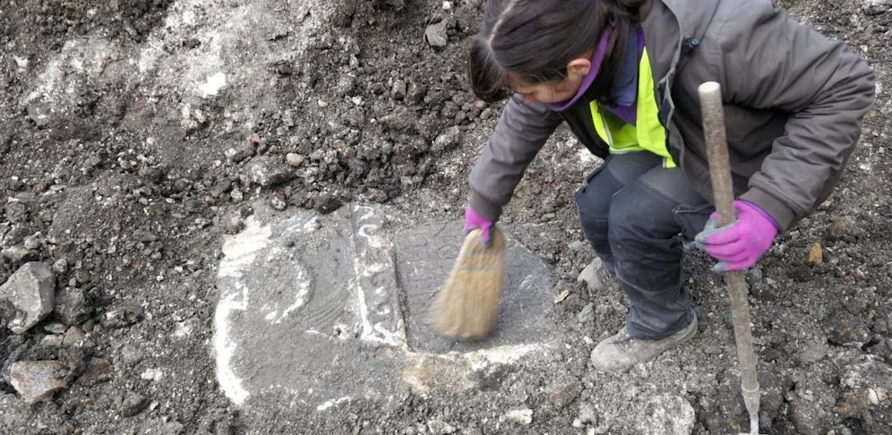 Einer der beiden Steine.