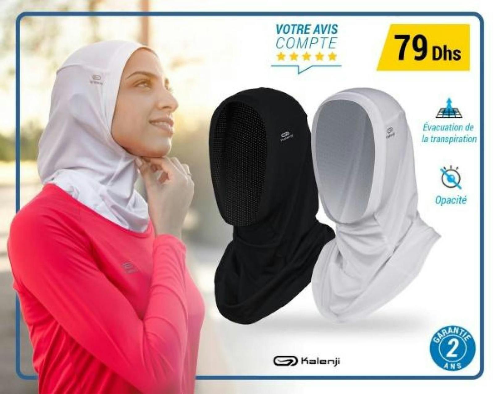 Sorgt für rote Köpfe: Running Hijabs soll bald auch in Frankreich verkauft werden.