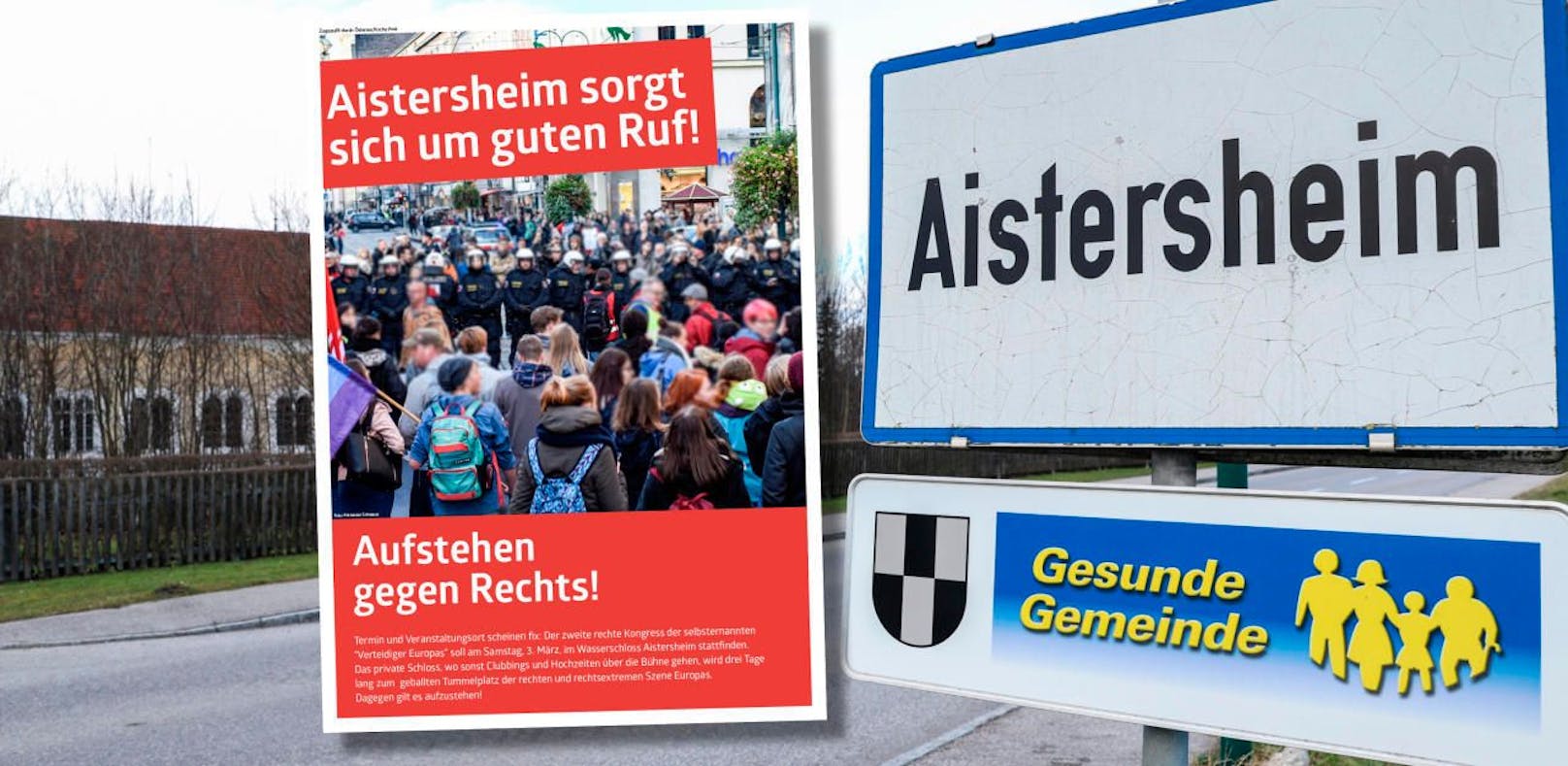 Aistersheim: SP-Flugblatt warnt vor Rechten-Treffen