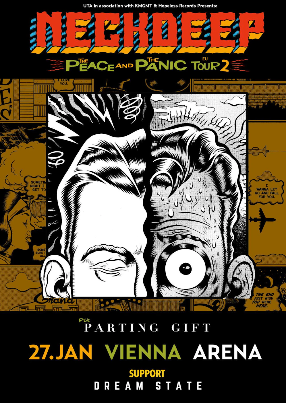 Neck Deep Tour Flyer