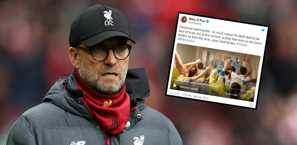 Liverpool-Coach Jürgen Klopp kamen bei diesem Video die Tränen. 
