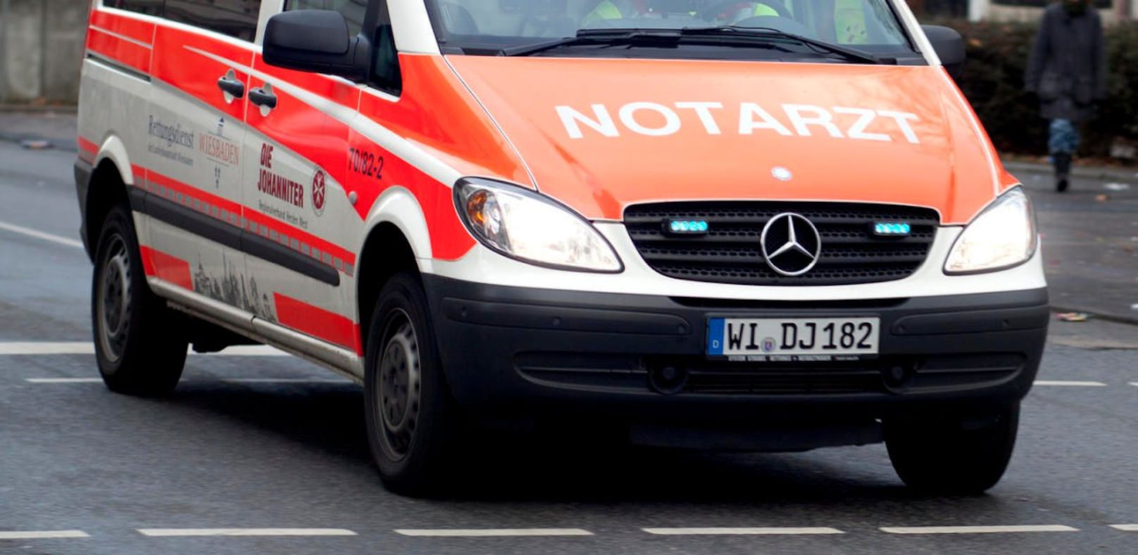 Notarzteinsatzfahrzeug (NEF) der deutschen Rettungskräfte. Symbolfoto