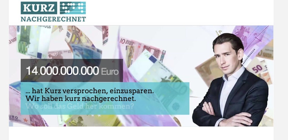 Die SPÖ schießt sich auf den neuen VP-Star Sebastian Kurz ein.