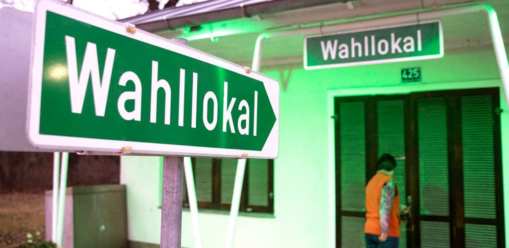 Symbolbild eines Wahllokals.