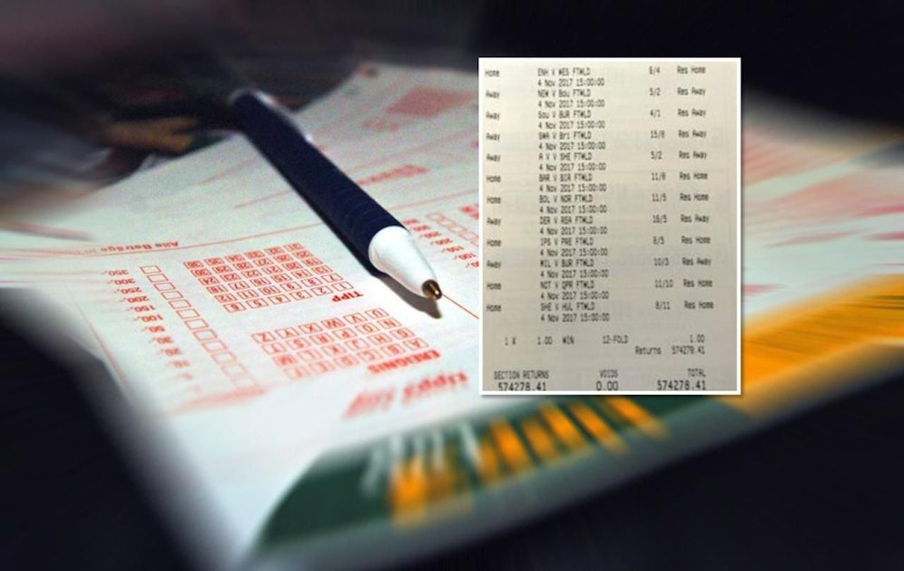 Dieser Wettschein ist 575.000 Pfund wert