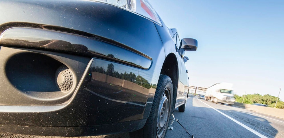 Die Fahrt endete am Pannenstreifen.