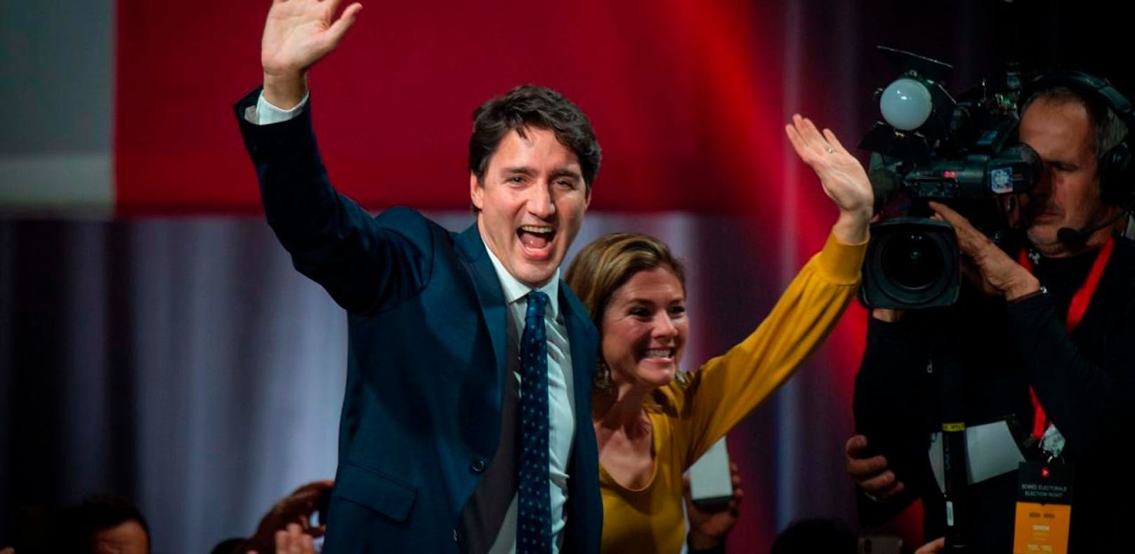 Der alte und wohl auch neue Premierminister von Kanada: Justin Trudeau - hier mit seiner Frau Sophie Grégoire Trudeau