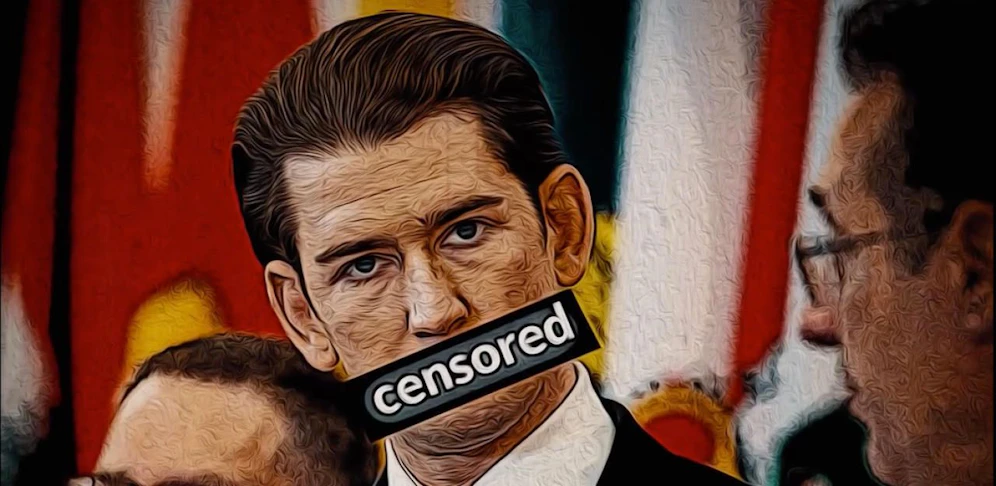 Kurz als "Schweigekanzler" in dem SPÖ-Video.