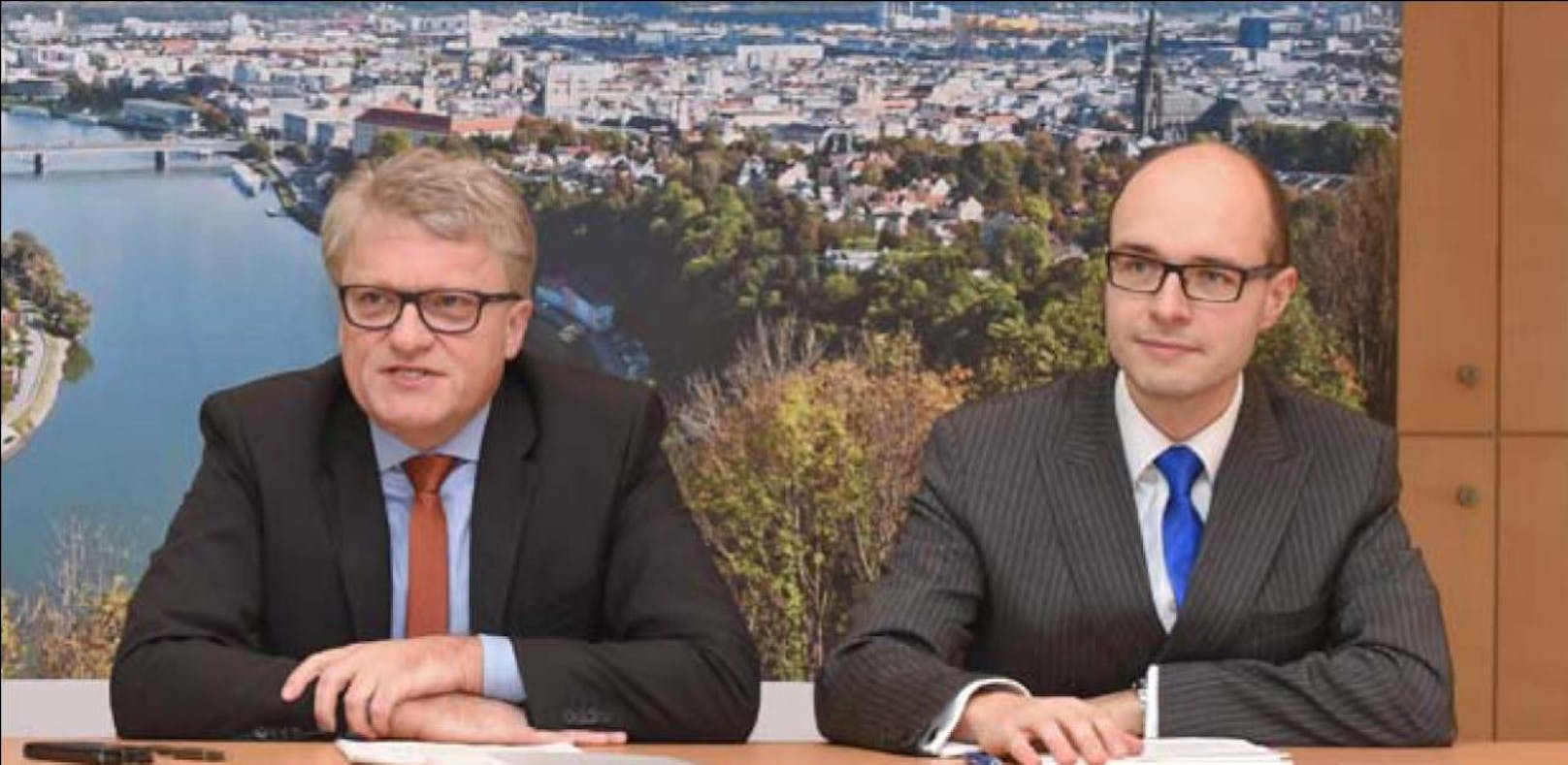 Klaus Luger (SPÖ, li.) und Detlef Wimmer (FPÖ) machen gemeinsame Sache.