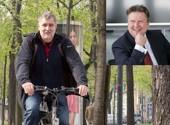 Grünen-Verkehrssprecher Maresch (li.) hält wenig von Ludwigs Verkehrsplänen.