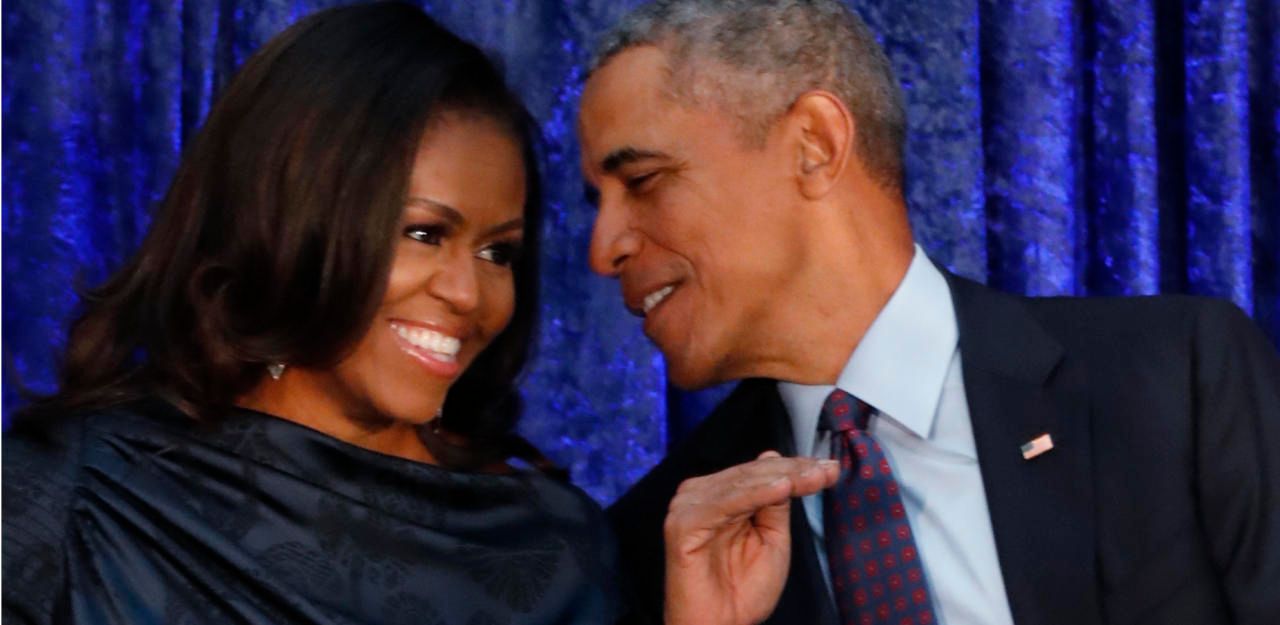 Michelle und Barack Obama.