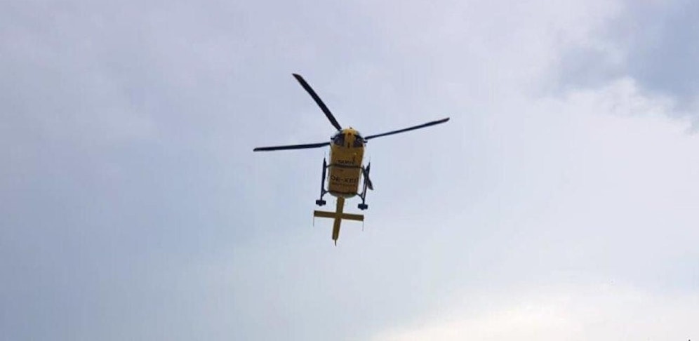 Der Mann wurde per Christophorus ins Spital geflogen.