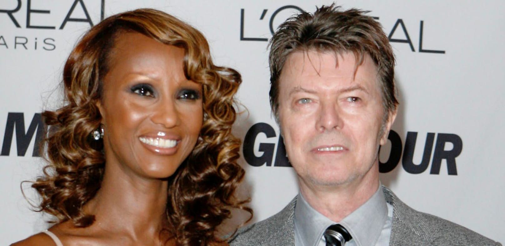 Iman mit ihrem Mann David Bowie bei den &quot;Women of the Year&quot; Awards am 30. Oktober 2006 in New York City. (Credit: Lucas Jackson) 