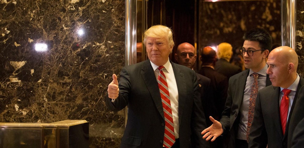 Donald Trump in seinem New Yorker Trump Tower