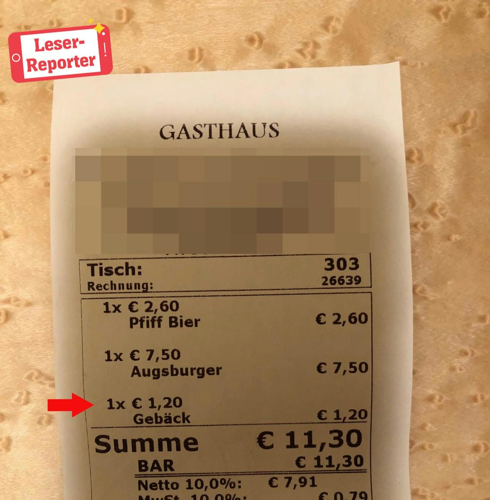 Finden Sie 1,20 Euro zu teuer für eine leere Semmel?