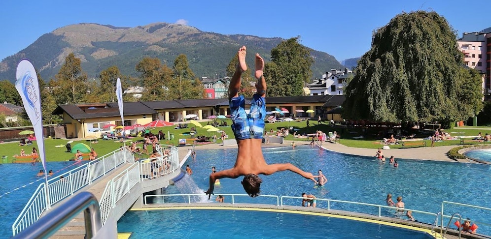 In Bad Ischl wurde das Freibad schon am Wochenende aufgesperrt.