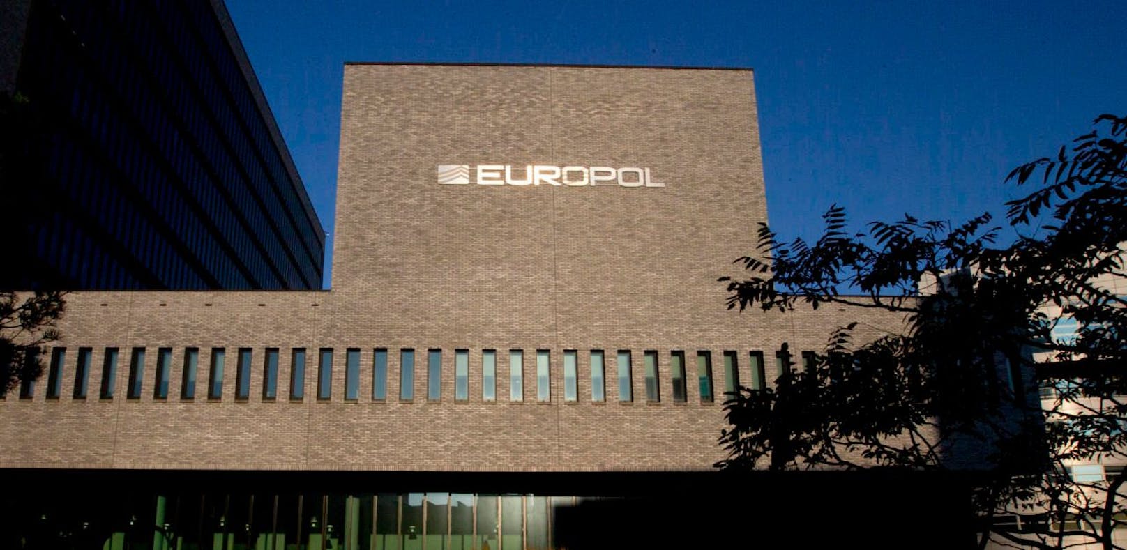 Das Europol Hauptquartier in Den Haag, in den Niederlanden.