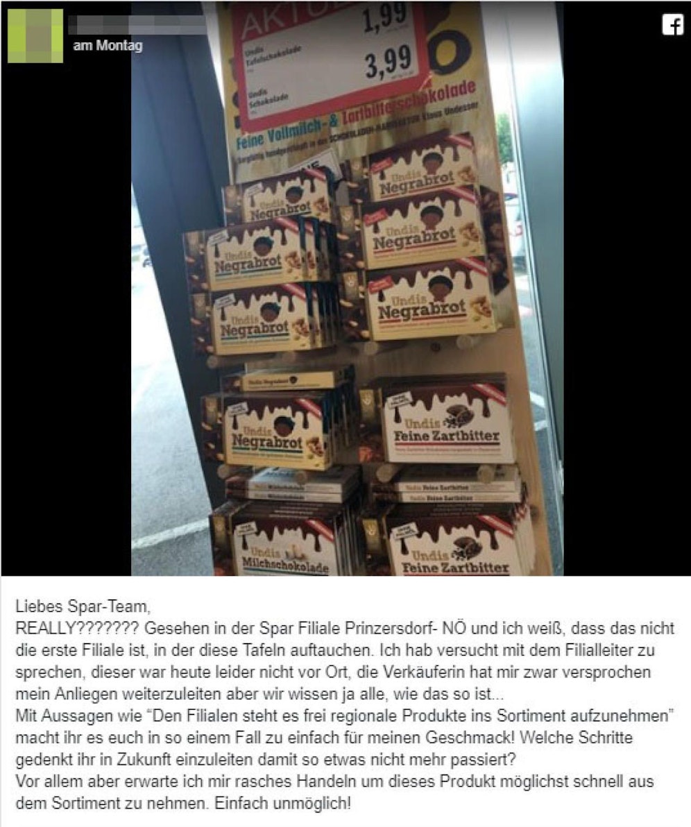 Diese Schokolade sorgt für Aufregung.  