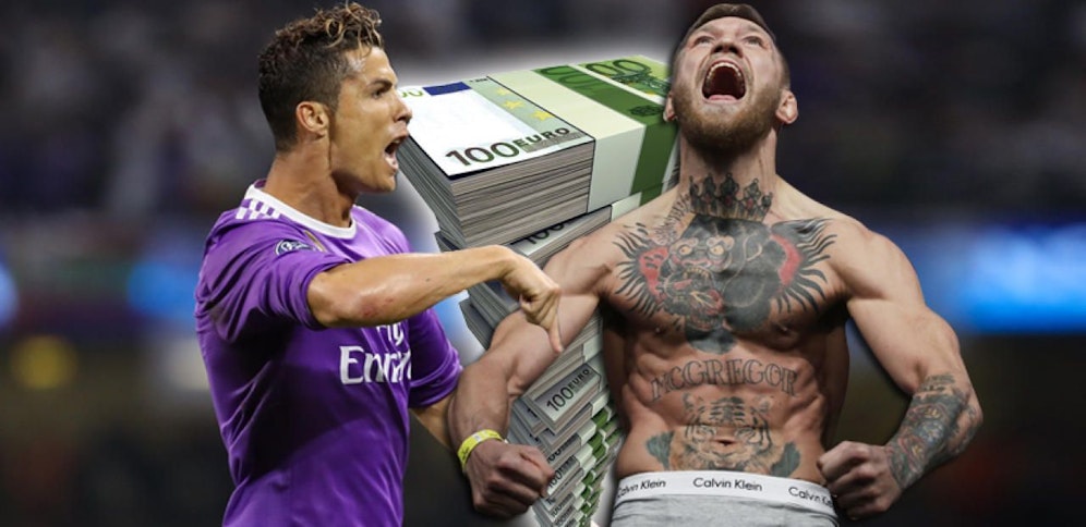Conor McGregor zieht an Cristiano Ronaldo vorbei