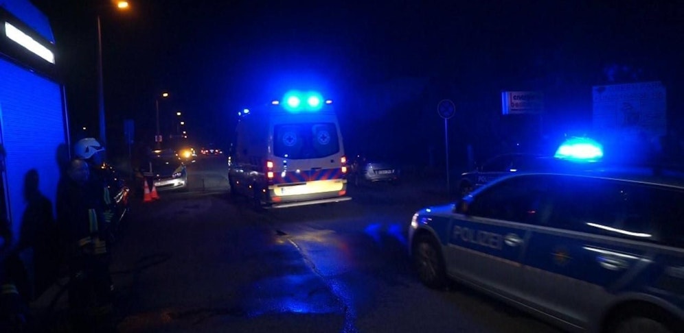 Die 23-jährige Chinesin wurde in ein Spital gebracht.