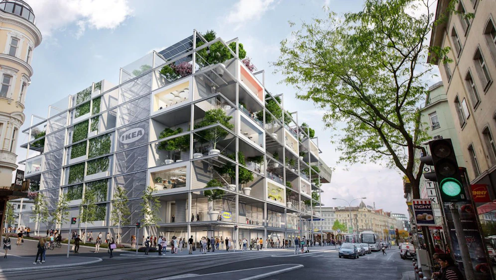 So soll der fertige City-Ikea aussehen. 