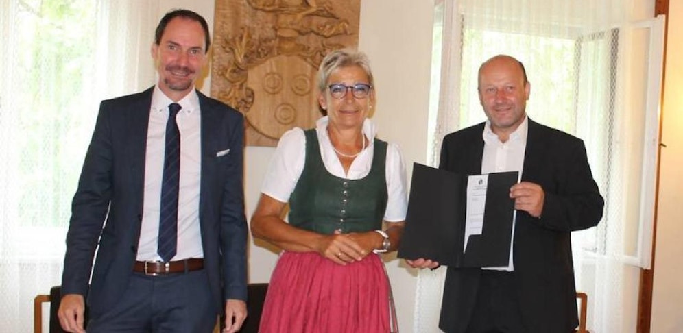 Martin Luger, Christine Dünwald-Specht und Franz Aigner. (v.l.)