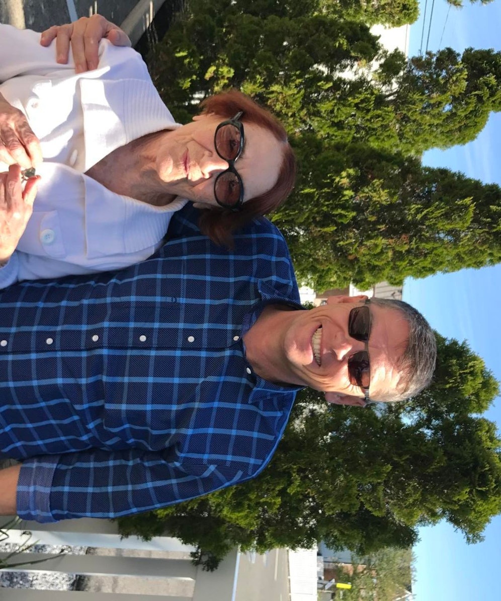 Spenderin Elizabeth Reichert mit dem Zoodirektor. Credit: Zoo Köln