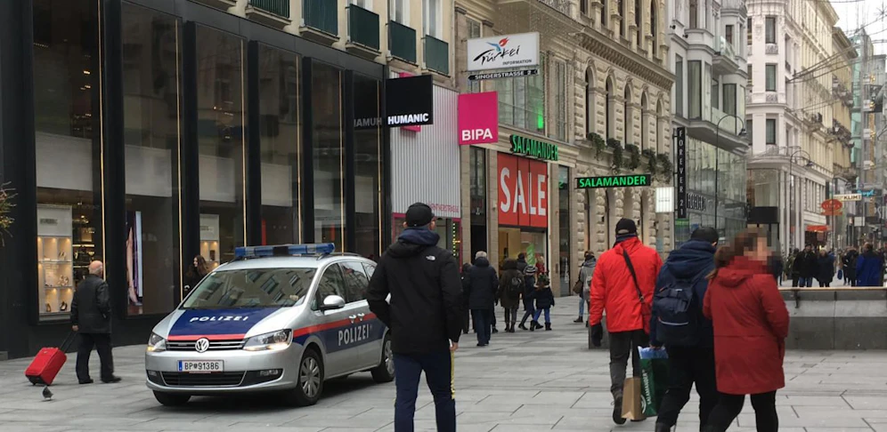 In der Kärntner Straße konnte ein mutmaßlicher Dieb (17) festgenommen werden.