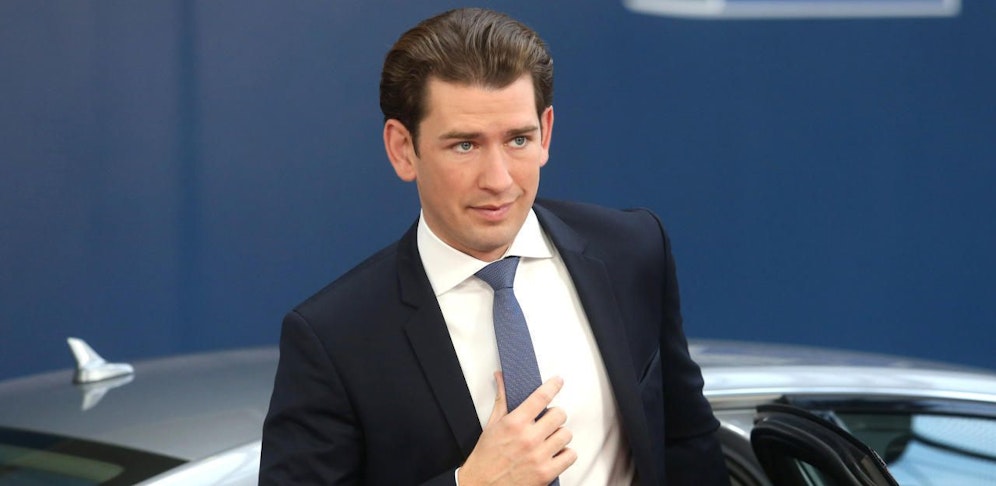 Österreicsh Bundeskanzler Sebastian Kurz
