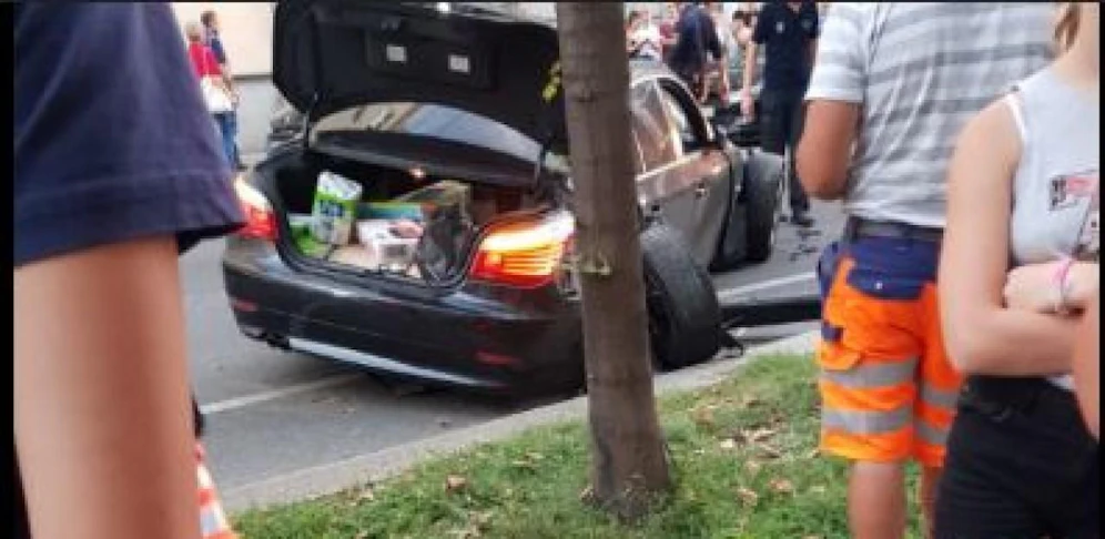 Bub crashte schon im August den BMW seiner Mutter. 