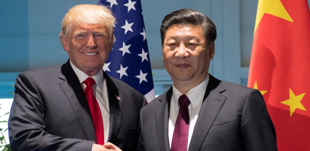 US-Präsident Donald Trump und der chinesische Präsident Xi Jinping.